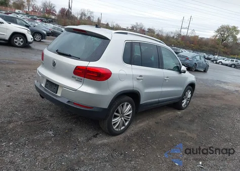 2012 Volkswagen Tiguan Se from USA, damaged, VIN WVGBV7AX9CW594194
